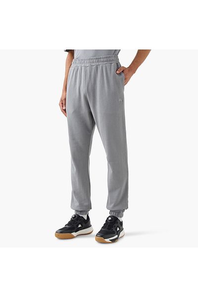 Kappa Logo Embroidered Joggers with Piping Detail and Pockets