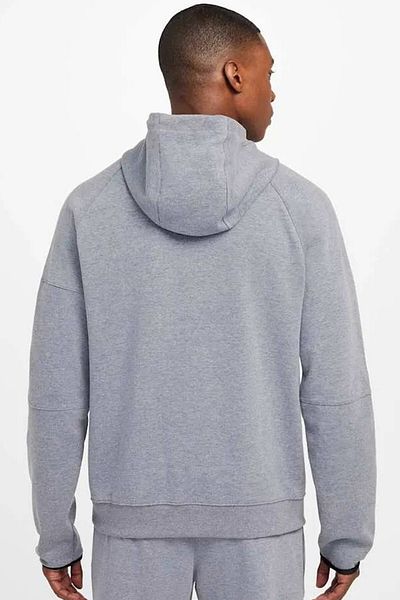 Nike Îmbrăcăminte sport Hanorac cu glugă cu fermoar complet din fleece Hanorac unisex Albastru Gri