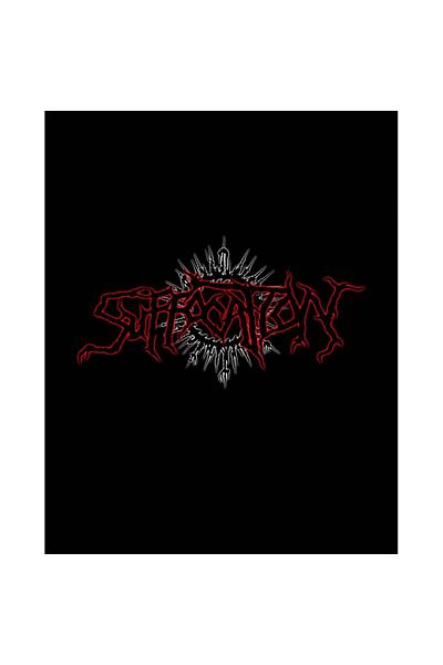 Z zepplin Suffocation Written Logo Large Back Patch Patch