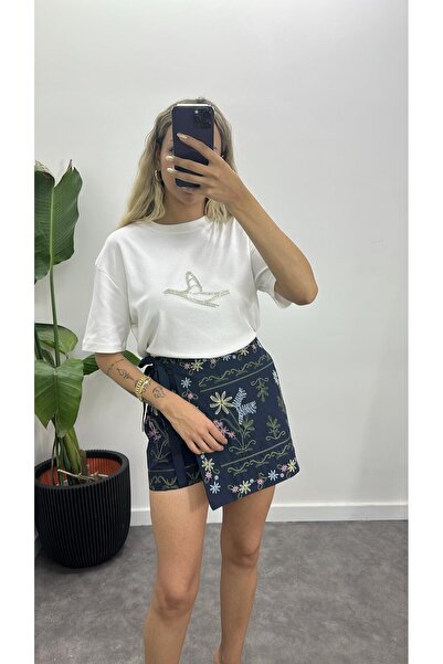 Acar Boutique Orjinal Marka Taşlı T-Shirt