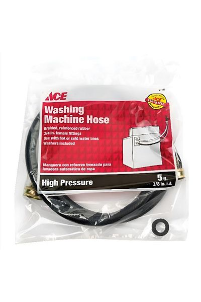 ACE Washing Machine Hose Black 3/8inch x 5ft