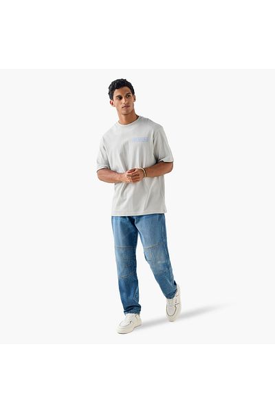FAV Graphic Print T-shirt with Crew Neck