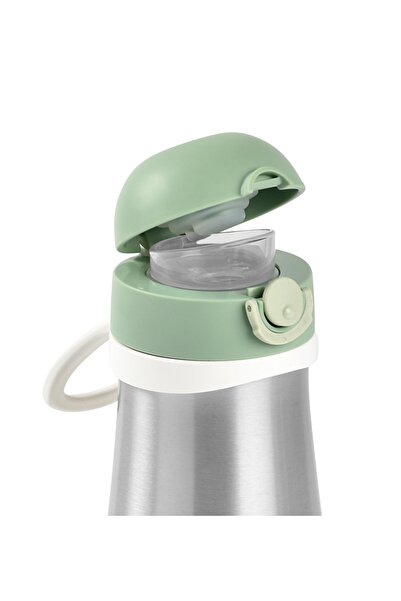Beaba إبريق شرب ستانلس ستيل 350 مل، أخضر مريمية