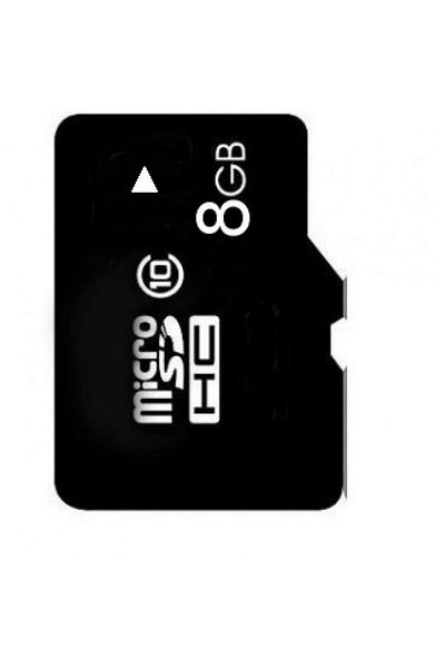 SIKS 8 Gb Microsd Memory Card, With Sd Adapter Included, Class 10, High Speed, Black