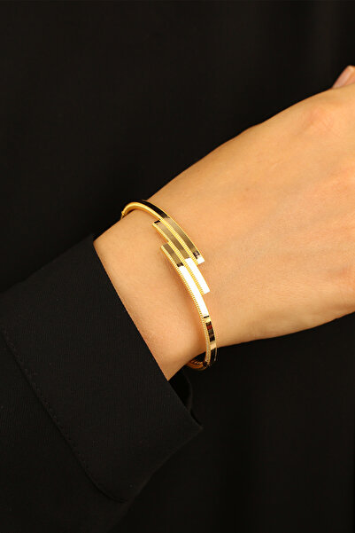 Çgk Çiğdem Gürel Kuyumculuk 3 Sıralı Altın Kelepçe Bilezik