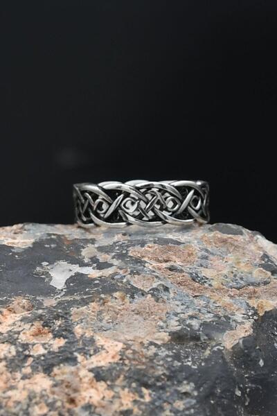 Prestige 925 Ayar Gümüş Erkek Alyans Yüzük 901899