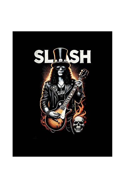 Z zepplin Slash Guitarist Skull Logo Large Back Patch Patch