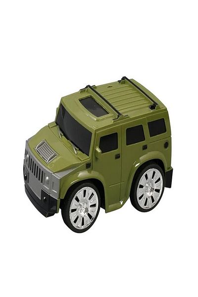 rexa Cartoon Mini Four Channels RC Car for Children Green 9x15x8
