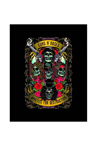 Z zepplin Guns N Roses Appetite Destruction Large Back Patch Patch