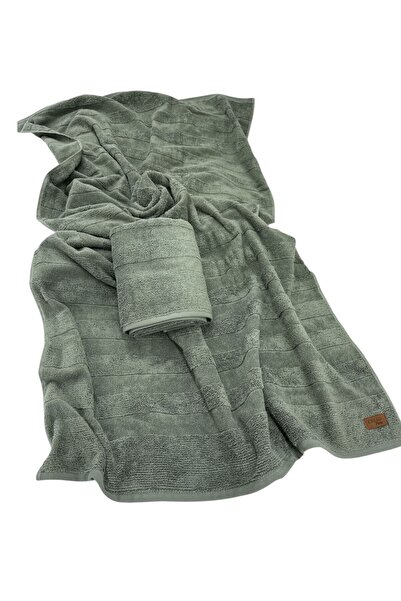HAVLULAND CEDİD LUXURY %100 PAMUK TEK KİŞİLİK HAMAM SETİ BANYO 100X165 CM 800...