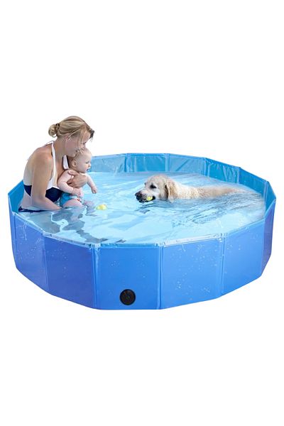 Sofia Concept Piscina Pliabila Pentru Animale De Companie, Sofia CONCEPT®, 339L, Portabila, Albastru Royal