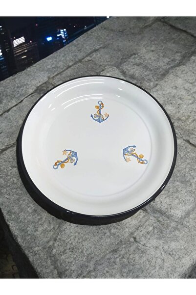 EMAYE TEZGAHI Mini Breakfast Set, 4 Piece Breakfast Set, Marine Enamel Set, Luxury Mini Set