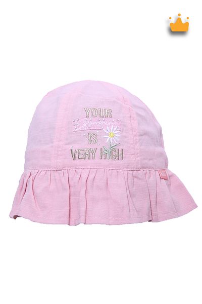 Kitti 4-8 Years 52cm Girl's Daisy Pattern Summer Fedora Hat Powder Y2322001