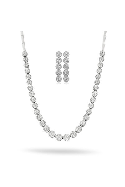 Silveranka 925 Ayar Gümüş Su Yolu Takı Seti