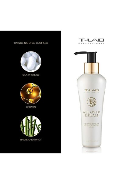 T Lab Cremă profesională pentru îngrijirea părului T-LAB cu uleiuri, 150 ml