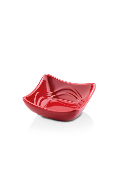 Alezy 522 Göreme Melamin Termostar Urgup Single Sauce Bowl 8X8 cm Red