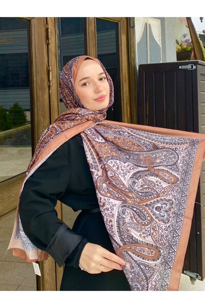 başörtü dükkanı Firuze 2 Desen Şal