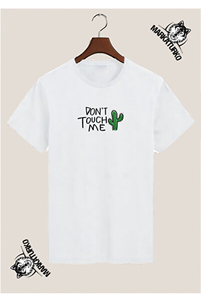 MarkaTurko Cactus Special Design Printed White Tshirt 6170-70
