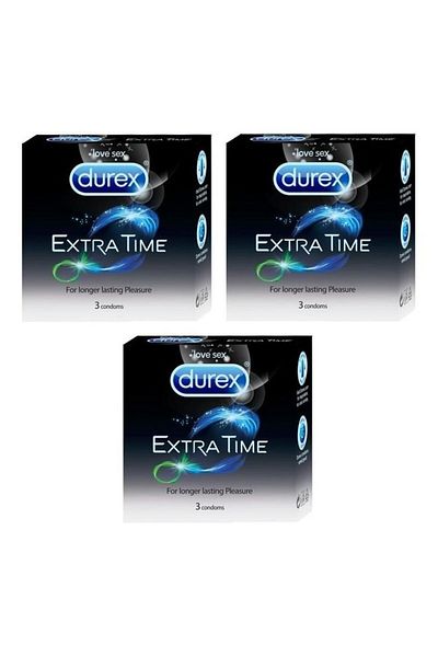 Durex Extra Time Condoms - 9 Pieces