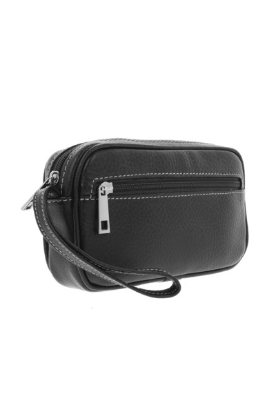 Magazinul de genti Borseta de barbati din piele naturala, model 015 de mana