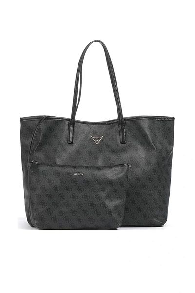 Guess Victoria Lrg 2 in 1 Women's Anthracite Shoulder Bag Hwesg951429-Clo