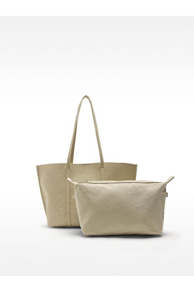 PARFOIS İçi Çıkarılabilir Delikli Shopper Çanta