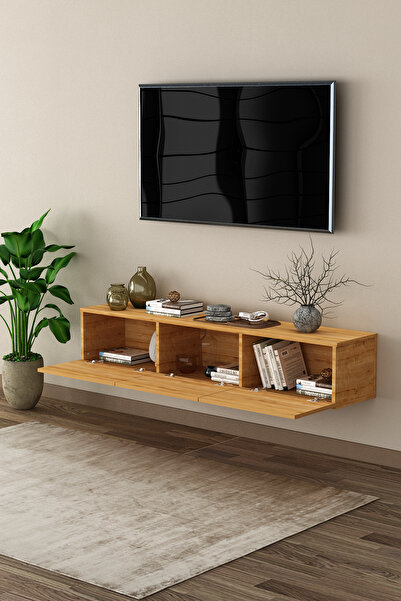 asratrend %100 MDFLAM TV Ünitesi TV Sehpası Duvara Monte T-27