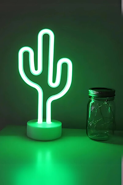 Arfseb Kaktüs Neon LED Gece Lambası