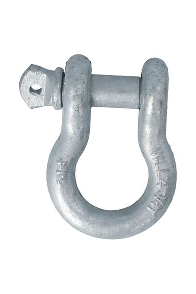 ACE Anti-Rust Galvanized Steel Screw Pin Anchor Shackle Silver 3/4inch