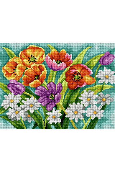 Orchidea Tapiserie imprimată cu flori 2538 30*40 cm