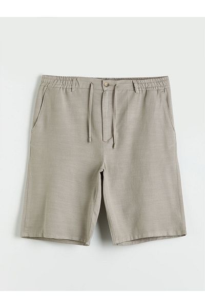 LC Waikiki Ανδρικό σορτς νέας σεζόν Standard Fit Linen Look - S5IS34Z8