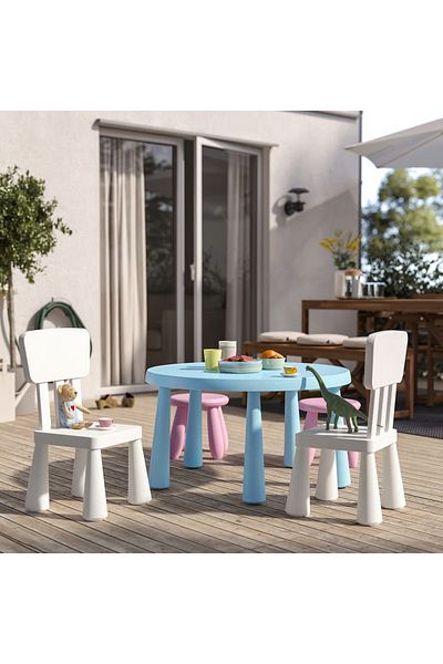 IKEA Children's chair, indoor/outdoor/white