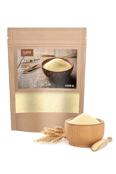 clenz 100% Pure & Natural Fine Ground Semolina - 1000g