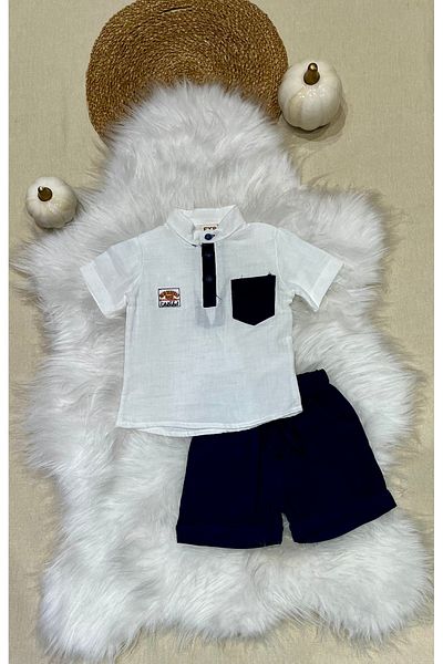 bebitomkids Men's 6-18 Months Muslin Set