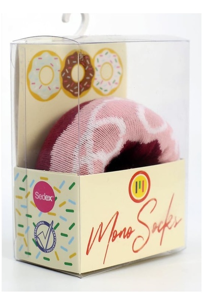 Mono Socks Tekli Pamuklu Donut Çorap