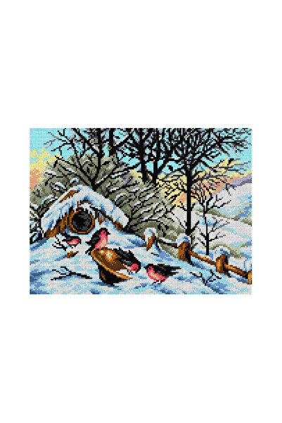 Orchidea Tapiserie imprimată Păsări 2473 30*40 cm