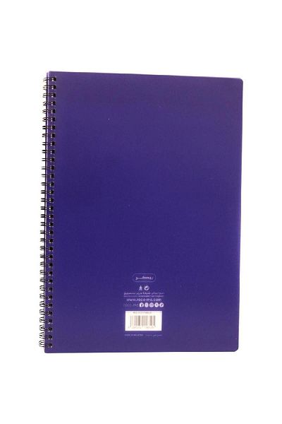 Roco Notebook – A4 Size, 100 Sheets, Single Ruled (Arabic), Blue Cover