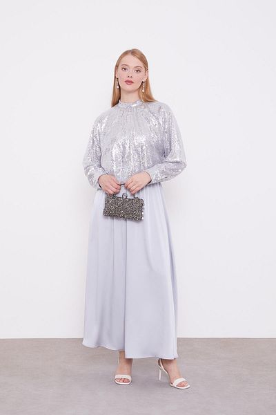 Levidor Sequined Skirt Suit