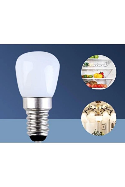 Genel Markalar CT 4261 2W Buz Dolabı Led Ampul 6400K Beyaz Işık E14 Duy