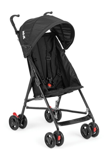 NW NessiWorld عربة أطفال بسيطة وعملية من نيسا وورلد موجي باللون الأسود