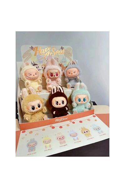 MultiFlexPro Labubu Have a Seat, Exciting Macaron the Monsters, Biginto Energy Labubu, Sonny Angel Blind Plush