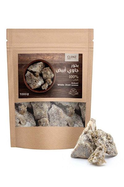 clenz 100% Natural White Jawi Incense - 1000g
