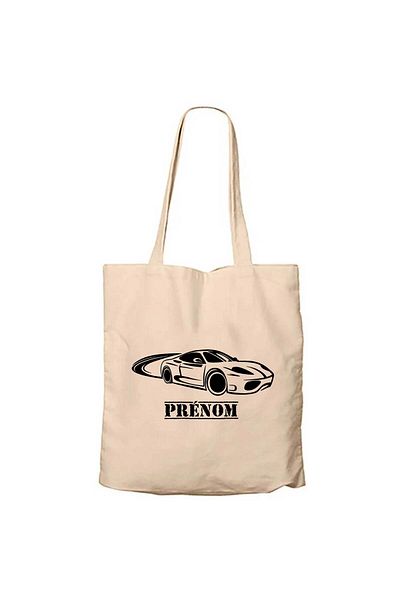 Z zepplin Ferari Pronom Cream Zippered Cloth Bag Gabardine