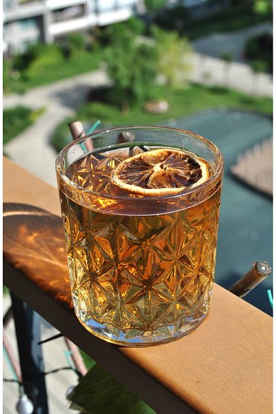Qualitev Set of 6 Glass Soft Drink Cups Water Cocktail Cups Cold Coffee Cups 340 Ml-Muse