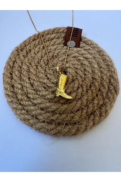 Judas Takı Steel Boots Necklace