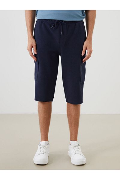 LC Waikiki Navy Blue Standard Fit Men's Shorts