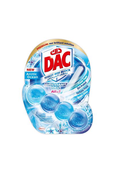 DAC Brilliant Gel Arctic Ocean Toilet Rim Block 42 g