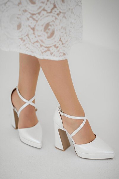 Parponi Pato Women's Leather Platform Bridal Shoes