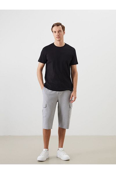 LC Waikiki Pantaloni scurți pentru bărbați, albastru bleumarin, cu croiala standard