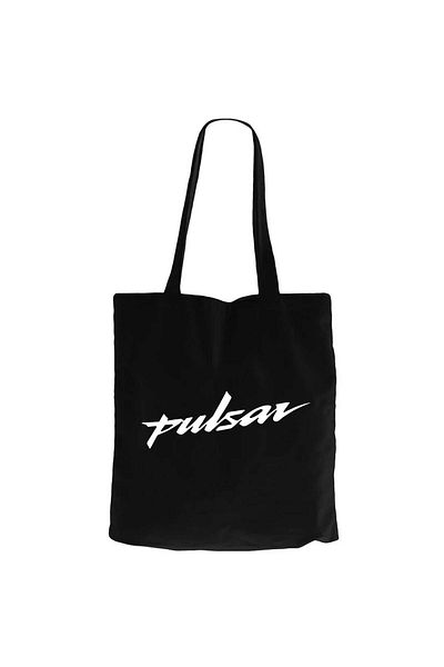 Z zepplin Pulsar Logo Black Zippered Cloth Bag Gabardine